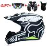 Cross-country motorcycle helmet for men, full-face helmet for ATV, mountain bike helmet, all-season universal kart helmet