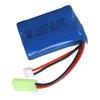 7.4V RC Car Lithium Battery 1200mAh Long Lasting Stable Voltage Replacement Battery with Plug for RC Car Crawler