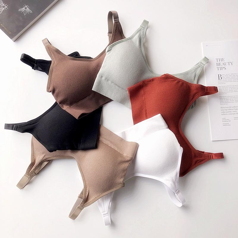 Underwear Women Gather No Steel Ring Tank Tops Bra Tube Top Wrapped Chest Beauty Back Actival Cotton Thin Section Lingerie