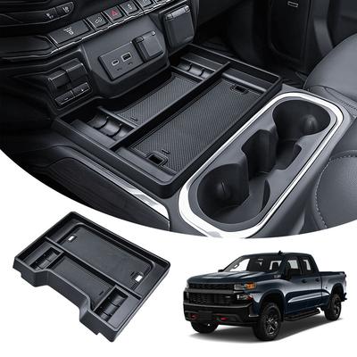 Middle Center Console Organizer Tray For - Chevy Silverado/GMC Sierra 1500 Full Console w/Bucket Seats Only Hidden Cover