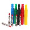 5pcs Insulated Safety Seal Protection Shrouded 4mm Banana Plugs Solder DIY Connectors Adapters For Multimeter Test