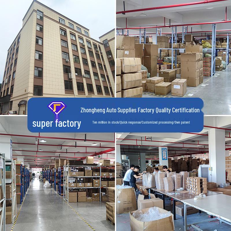 Zhongheng Auto Wildleder Kopfstütze und Lendenstützkissen Set