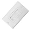 Plastic Anti dust Brush Cable Wall Plate Port Insert Cover Outlet Mount Multimedia Panel New #1