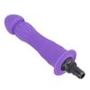 Muscle Massager Head Waterproof Silicone Replacement Head Attachment for   Tissue Massager Purple