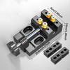 Mini Drill Press Vise Bench Clamp Sturdy Practical Aluminum Flat Table Vice for