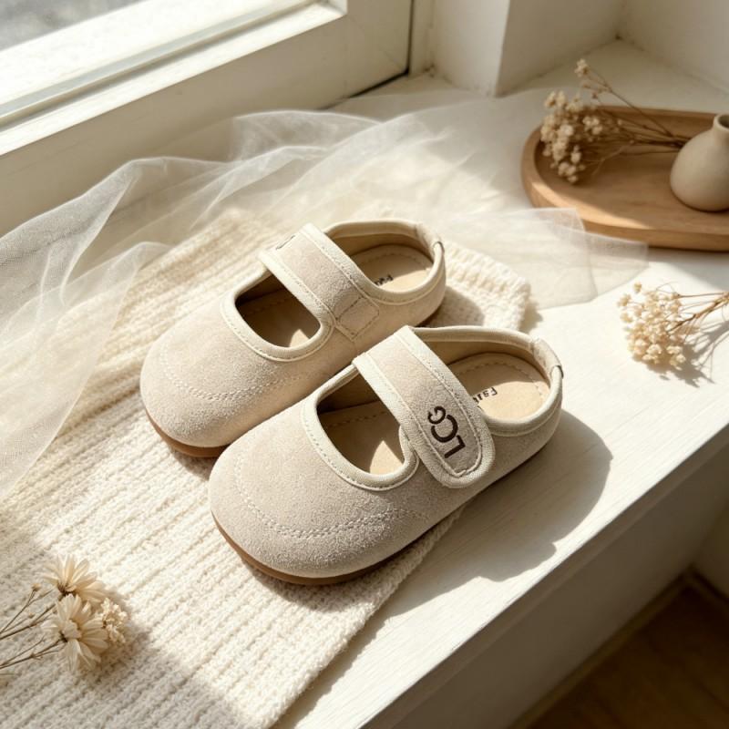 Youth Style Shoes Soft Sole Mary Jane Shoes Toddler Girls Anti-Slip First Walkers Kids Flat