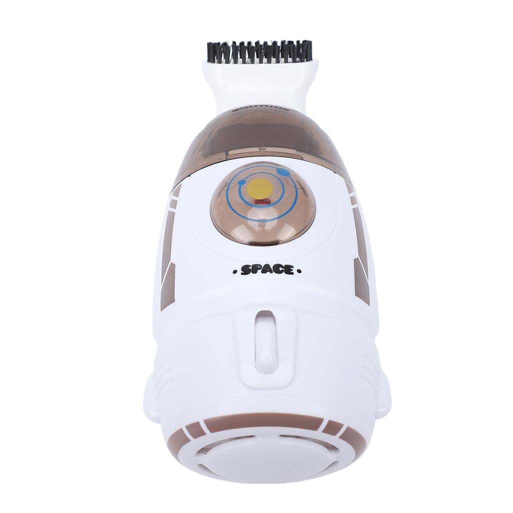 Mini Desktop Vacuum Cleaner Small Portable Electric for Eraser Shavings Paper Scraps Keyboard Dust Gray