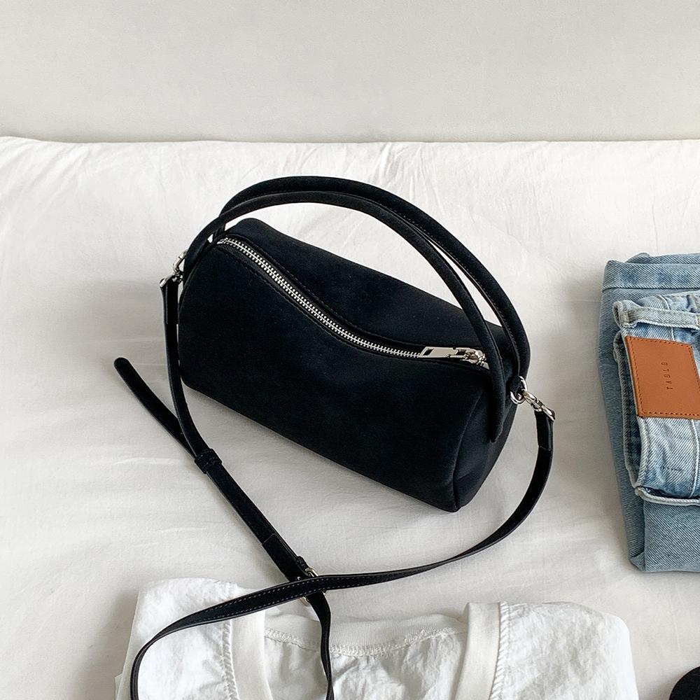 Retro Faux Suede Women's Handbags  Pillow Bags for Women Small Shoulder Crossbody Bag  Matte Texture Clutch Purse