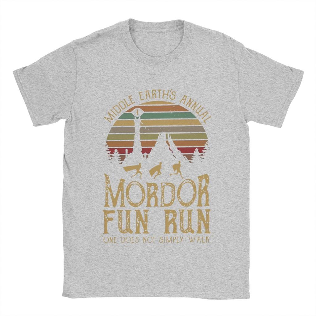 Men's Mordor L-Lords Of The R-Rings T Shirt Cotton Clothing Vintage Short Sleeve Round Neck Tee Shirt Original T-Shirt