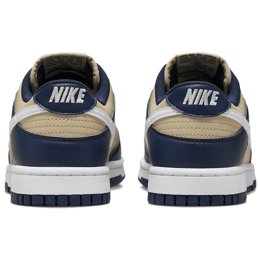 Nike Womens Dunk Low Next Nature Navy Gold Women Sneakers Blue Midnight-Navy White DD1873-401