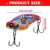 5Pcs Crankbait Metal Jig Spoon Lure Artificial Baits Spoon Lures VIB Vibration Spoon Spinner Balancers Fishing Lure