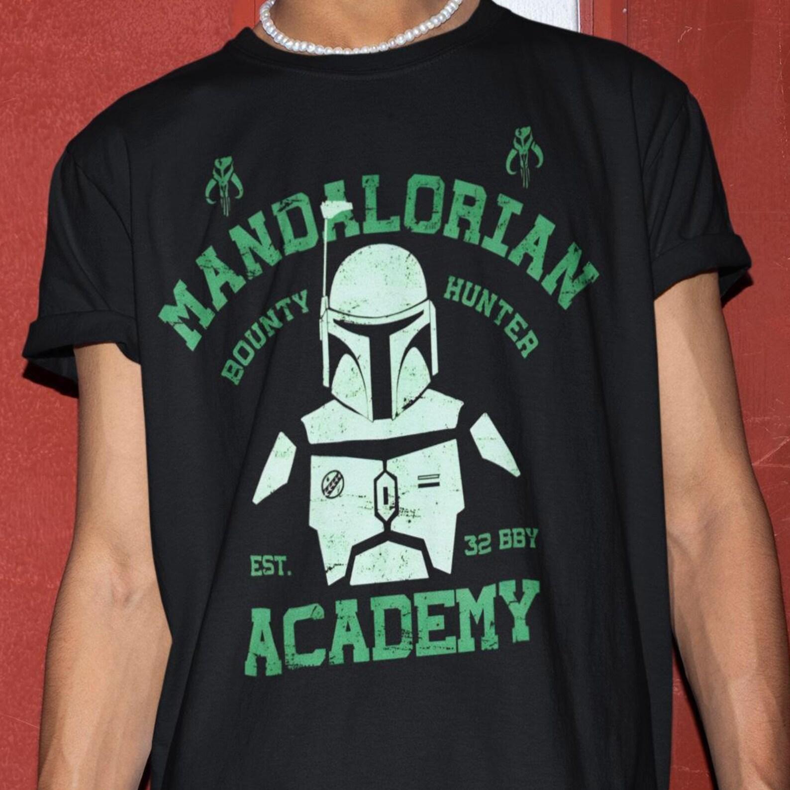 Vintage Mandalorian Academy Shirt - Bounty Hunter Tee,Grogu Tshirt,Star Wars Sweatshirt XL