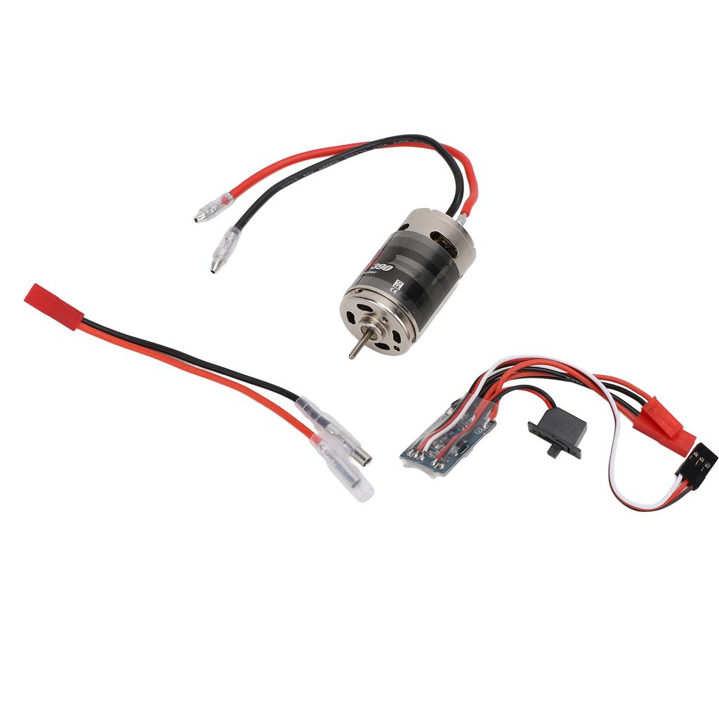 RC Bürstenmotor ESC Set 28T 390 Bürstenmotor mit 30A Bürsten-ESC JST Buchse auf 4.0mm Buchse