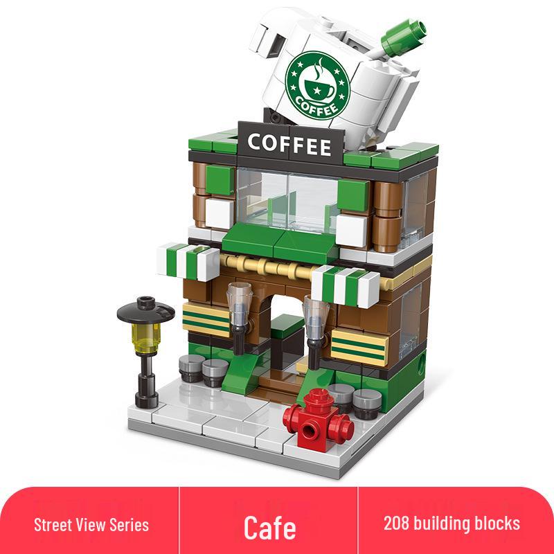 Lele Brothers Compatible Building Blocks: Educational Interlocking House Model for Kids