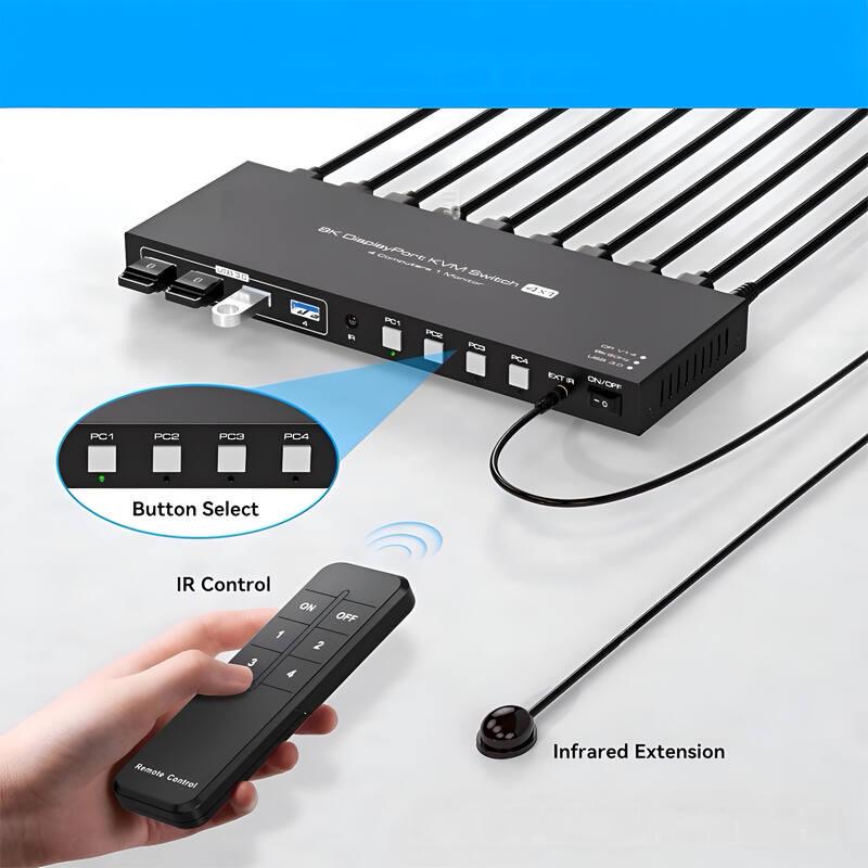 8K Multi-Source KVM Switch