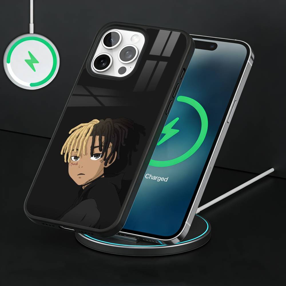 Anime Style Rapper X-XXXTentacionS Phone Case For iPhone17,16,15,14,13 Plus,Pro Max Magnetic For Magsafe Wireless Charging