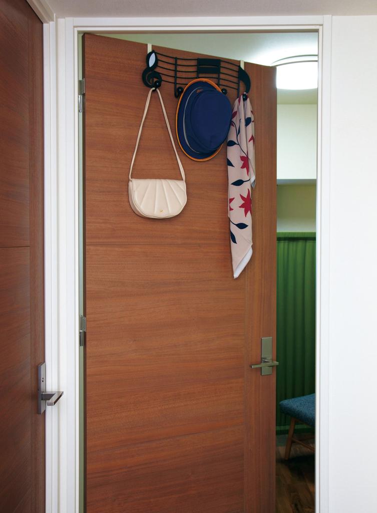 Yamazaki Musical Black Two-Way Hanger, Note, 6342,