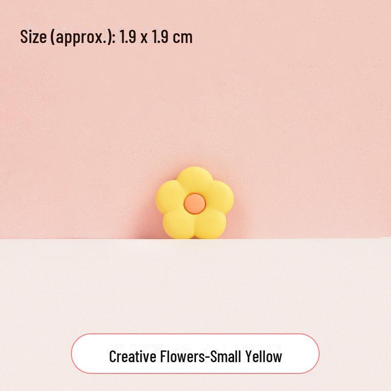 

Креативні мультиплікаційні аксесуари з квіткової смоли для чохлів і шпильок для телефонів своїми руками trumpet жовтий