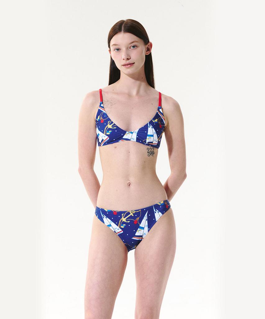 Dillaispul Midnight Sail Bikini Top - Starry Navy