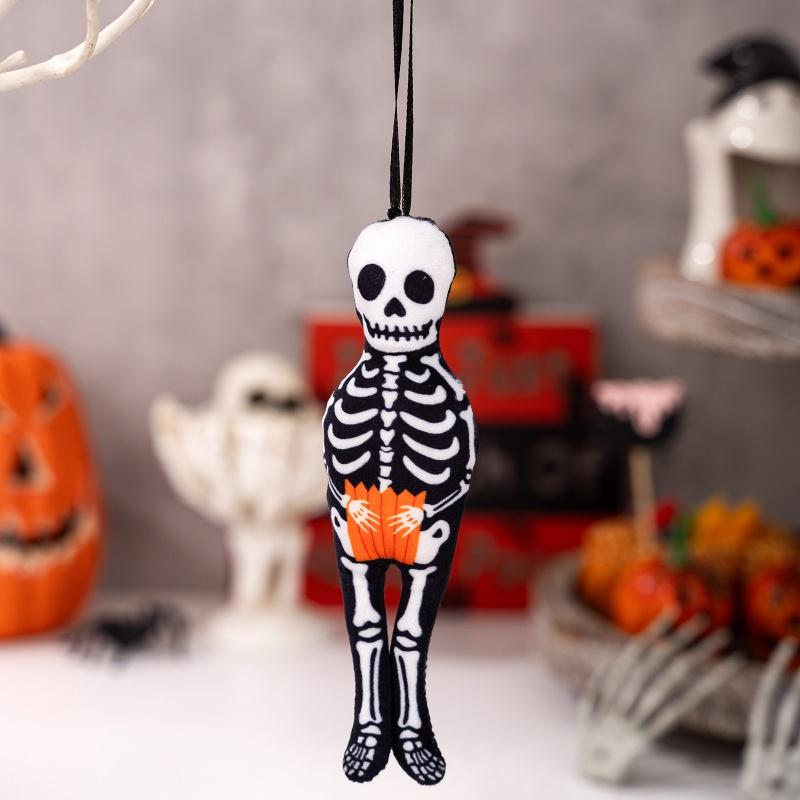 1PC Halloween Decoration Pendant Pumpkin Black Cat Ghost Skull Ghost Festival Home Party Small Pendant