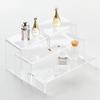 Clear Acrylic Riser Set Versatile Display Stands Acrylic Retail Display Risers Simple Install for Jewelry & Collectibles