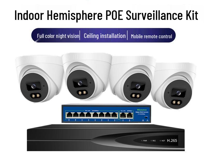 8MP PoE 4K HD Surveillance Camera Kit for Home & Office