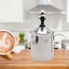 Edelstahl Milchaufschäumbecher Tasse Doppelmaschiges Kaffeemischgerät Kaffeeaufschäumer Kaffee Latte