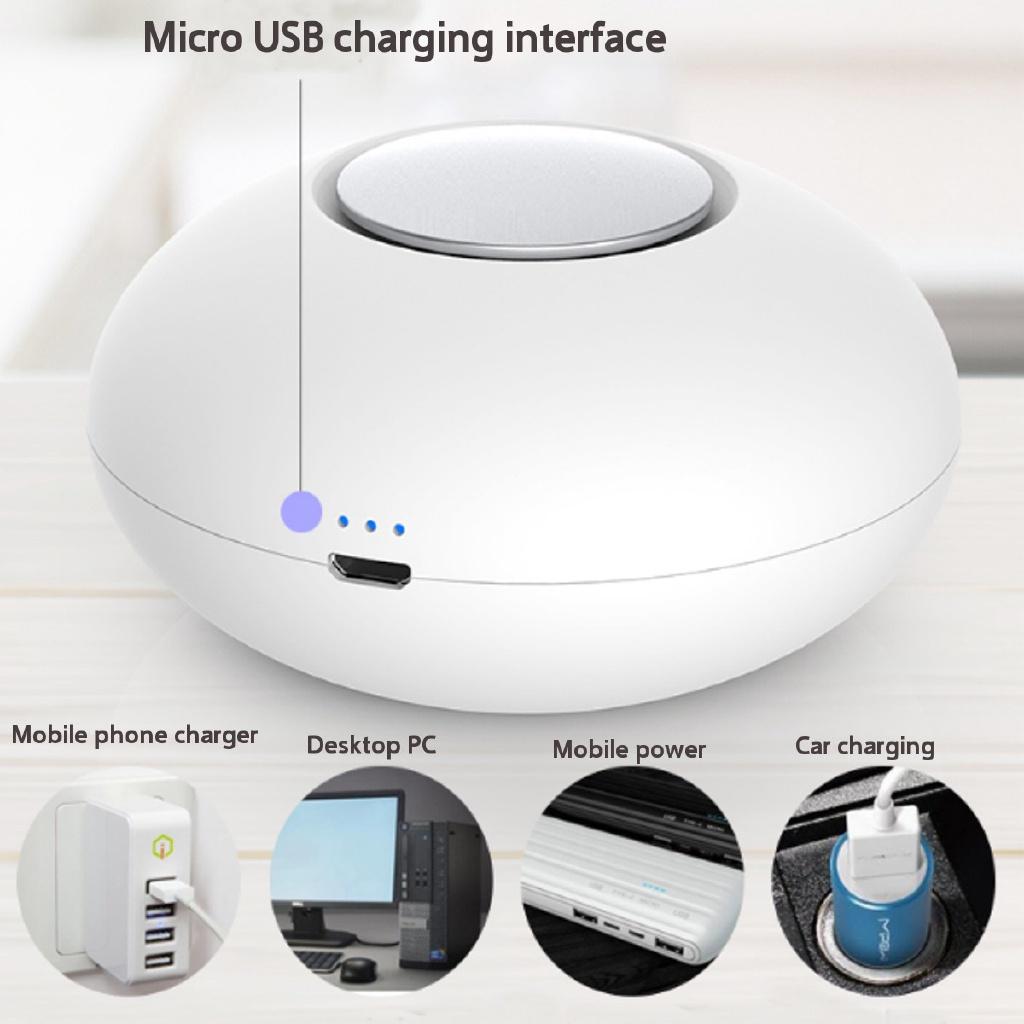 0.4W Mini Ozone Generator Deodorizer Air Purifier USB Rechargeable Fridge Purifier Portable Air Small Space Clear Odor