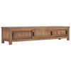 Day and Night - Day and Night TV Cabinet Made of Solid Teak Wood 150x30x30 Cm
