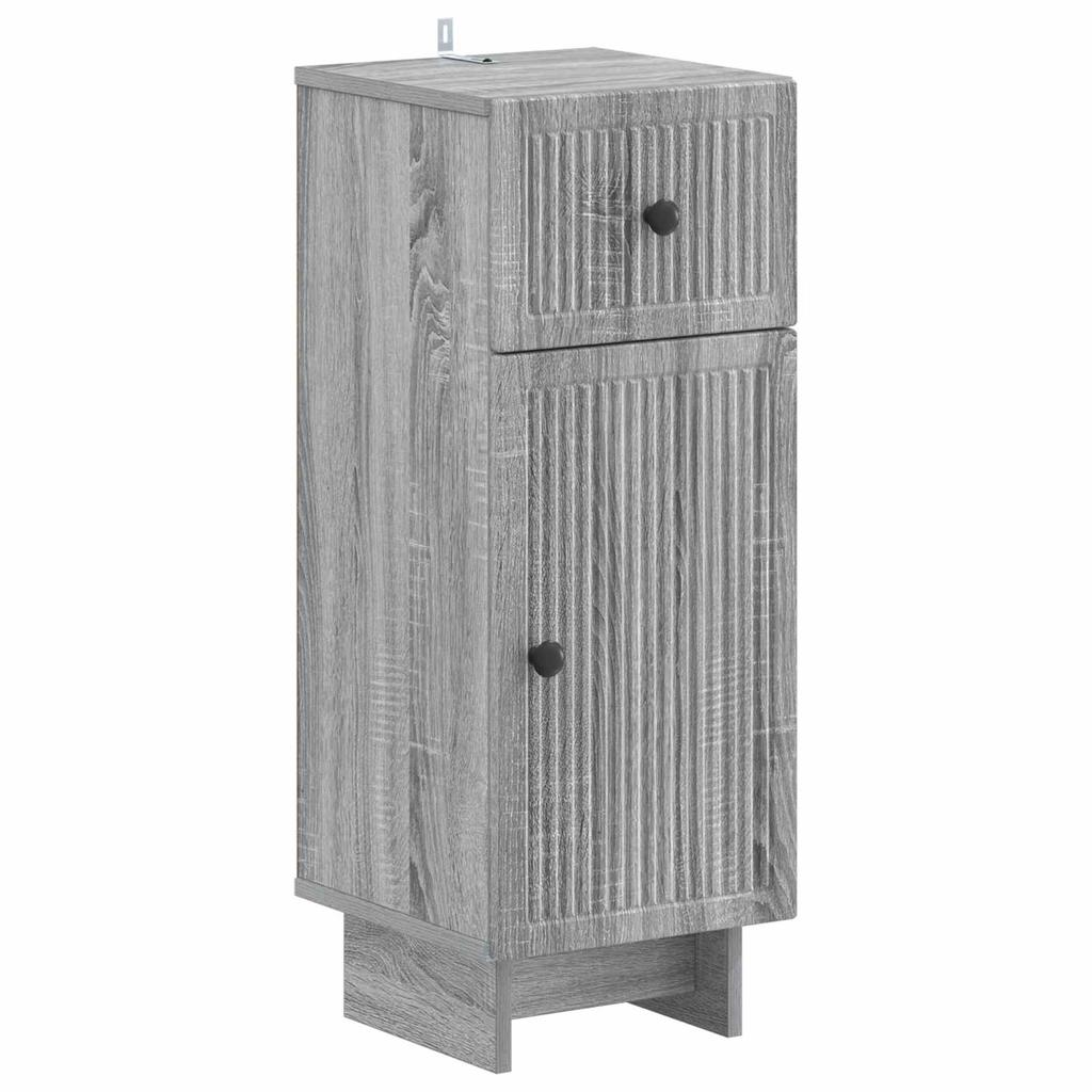 3 Piece Bathroom Cabinet System EDE Sonoma Grey