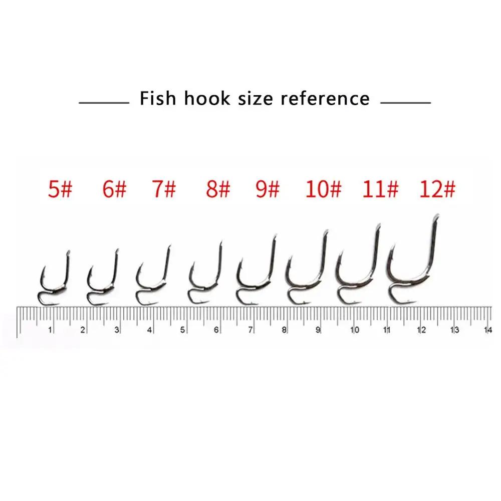10Pcs Fishing Hook Package High-carbon Steel Two Strength Tip Sharp Fighting Hook With Barbed Fish Gear For Taiwan Sea Fishing