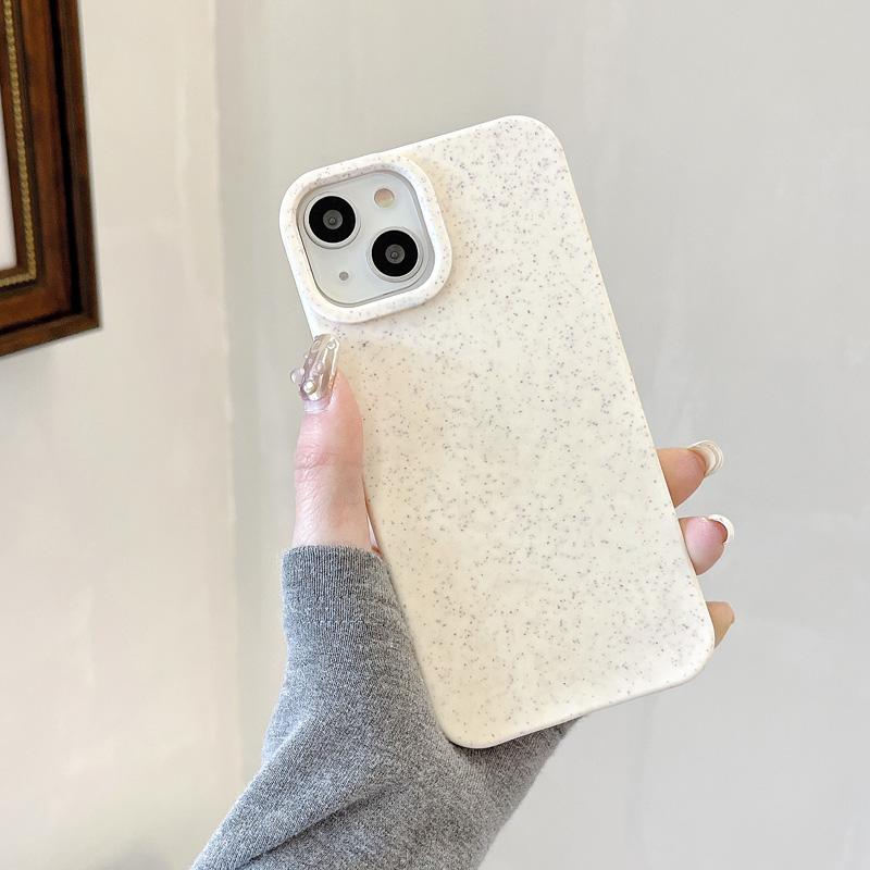 Case For iPhone 15 14 Pro Max plus 13 12 11 15 17air 16 Soft Silicone Eco-friendly Biodegradable Eco-Wheat Straw Cover For iPhone 16
