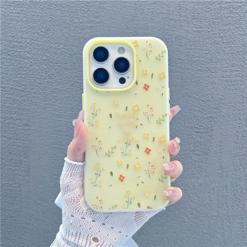 

Small Floral Leaves 2-in-1 Phone Case for iPhone 14, 15, 16, 17 Pro Max iPhone 16 Plus