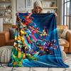 Power Rangers Ultra Soft Flannel Throw Blanket Warm Cozy Blanket for Bed Couch or outdoor best gift