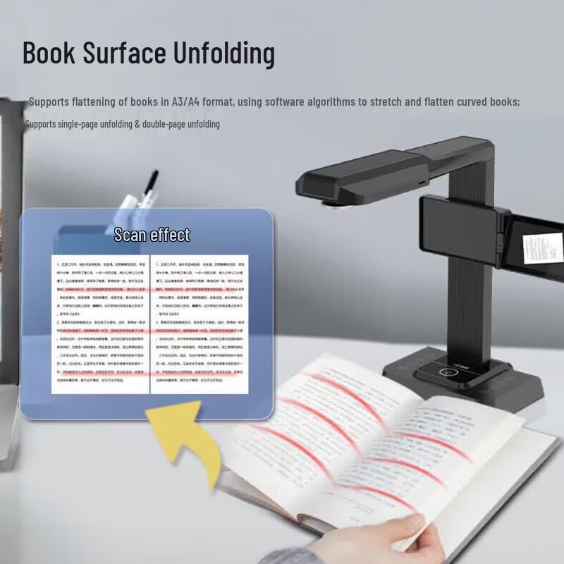 Comet P2900AF HD Document Camera Scanner with OCR & Preview Screen CN plug (adapter included)