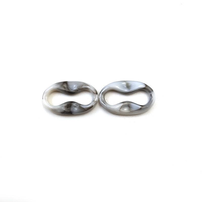 Acrylic Chain Buckle 21x35mm - DIY Jewelry Accessories & Bag Chain Material