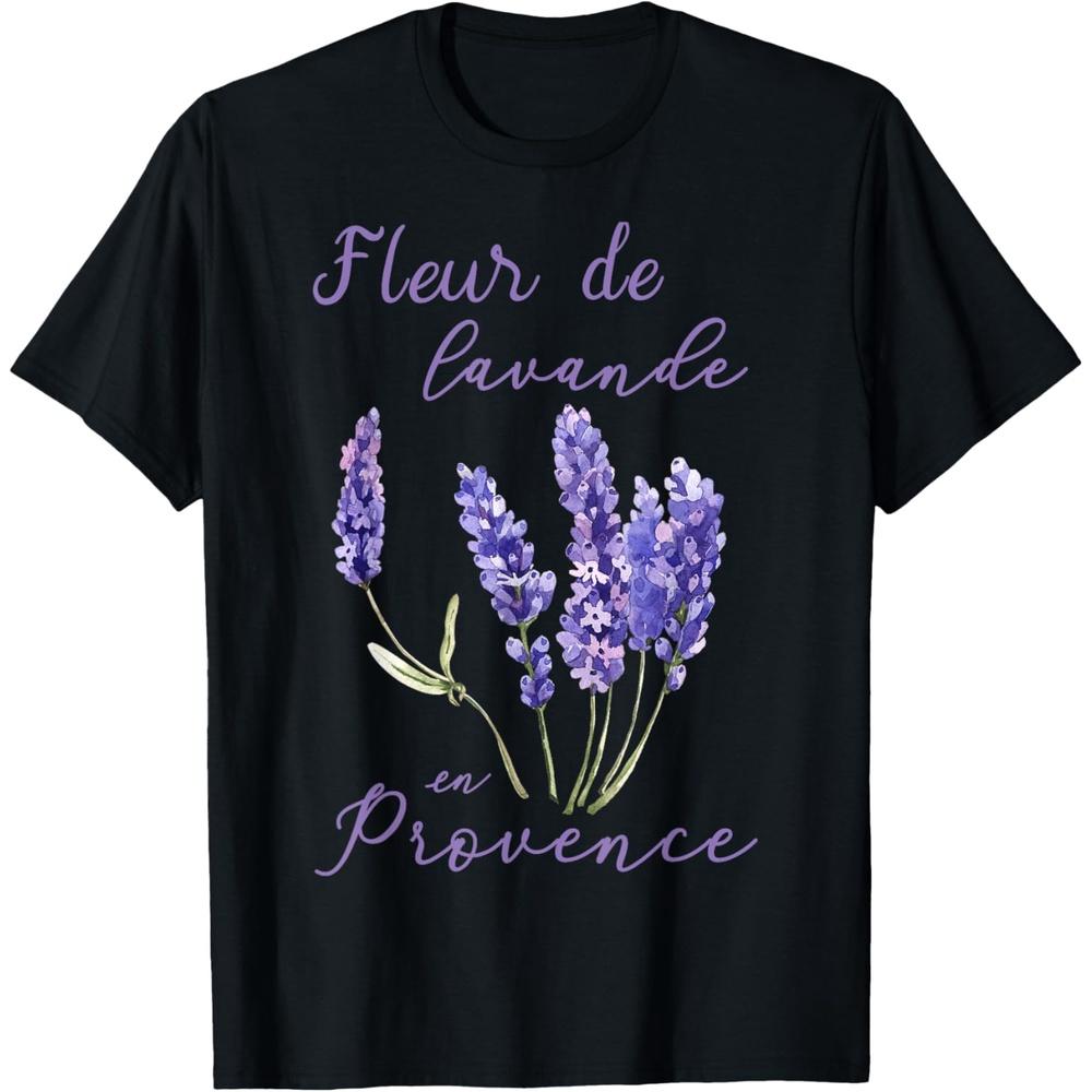 Lavender plant France Provence flowers plants nature T-Shirt XL чёрный