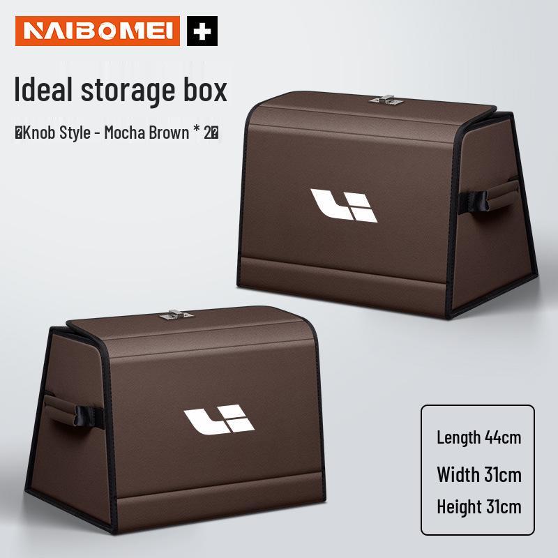Car Trunk Organizer for Ideal L6/L7/L8/L9/M8 - Interior Storage Box Accessories