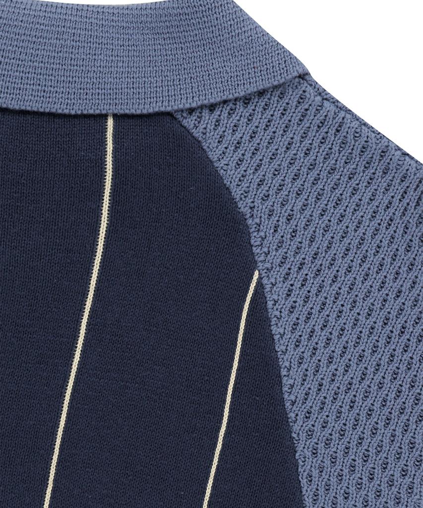 Sun Love Script Knit Jersey Navy