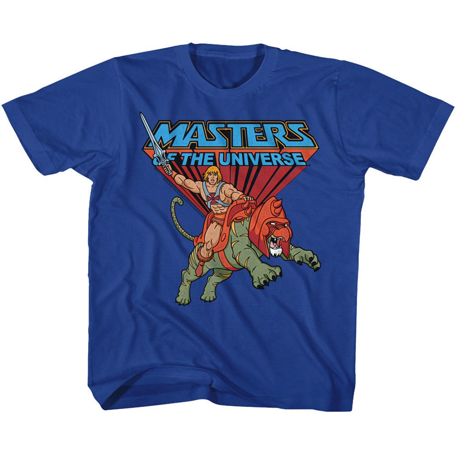 Masters Of The Universe Ride Into Battle Royal Youth T-Shirt L