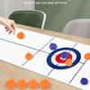 1PC Tabletop Curling Game Shuffleboard Pucks Set Family Fun Board Games with 8 Rollers for Kids Adults Party Entertainment