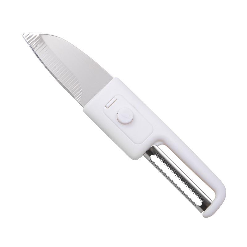 Multifunctional Fruit Knife Two-in-one Peeling Knife Double-headed Fruit Peeling Knife Dormitory Multi-purpose Peeling Tool