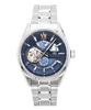 Star Keshiki Limited Edition Stainless Steel Open Heart Blue Grey Dial Automatic RE-AV0132L 100M Men's Watch
