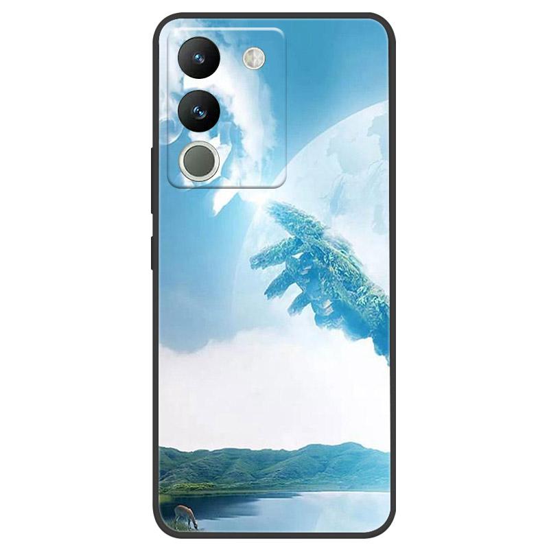 For VIVO V29E Case V2317 Camer Protective Shell For VIVO Y200 5G Phone Case Soft Silicone TPU Back Cover V2307 Shockproof Fundas