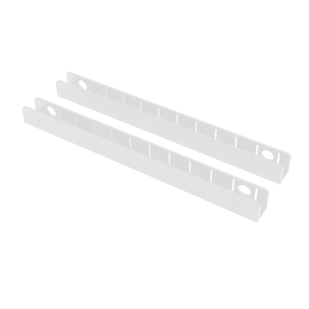 2 Pcs Fishing Bait Storage Rack Yacht Boat Speedboat Fishing Soft Lure Hook and Holder White