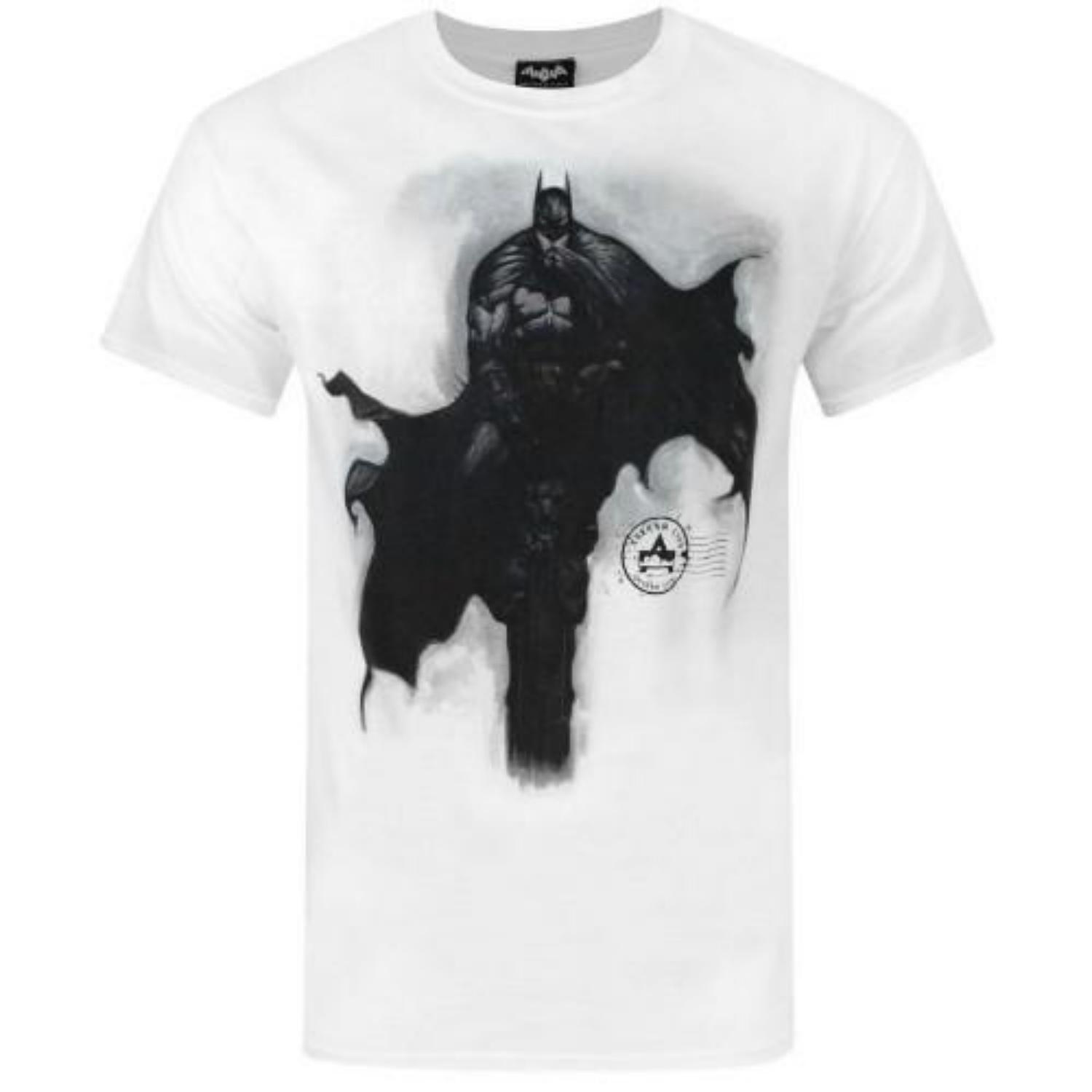 Arkham City Mens Batman Tower T-Shirt S