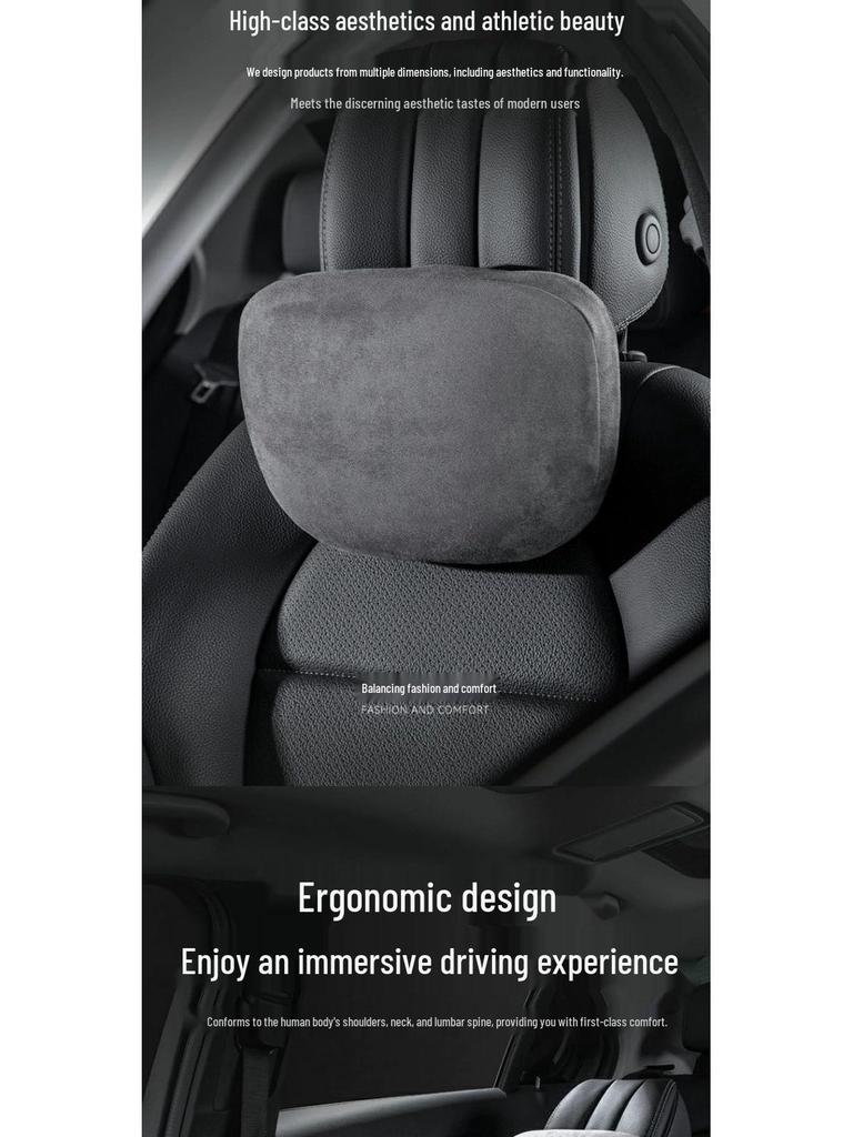 Neck Pillow for BYD Song Plus DM-i, Qin Plus, Tang, and Han EVs - Car Headrest Support