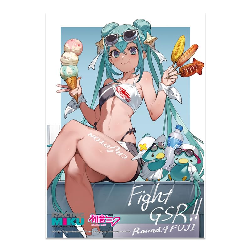 

Hobby Stock Racing Miku 2023 Визуальная акриловая пластина Rd.4 FUJI ver. приблизительно. 210 x 148 мм Акрил