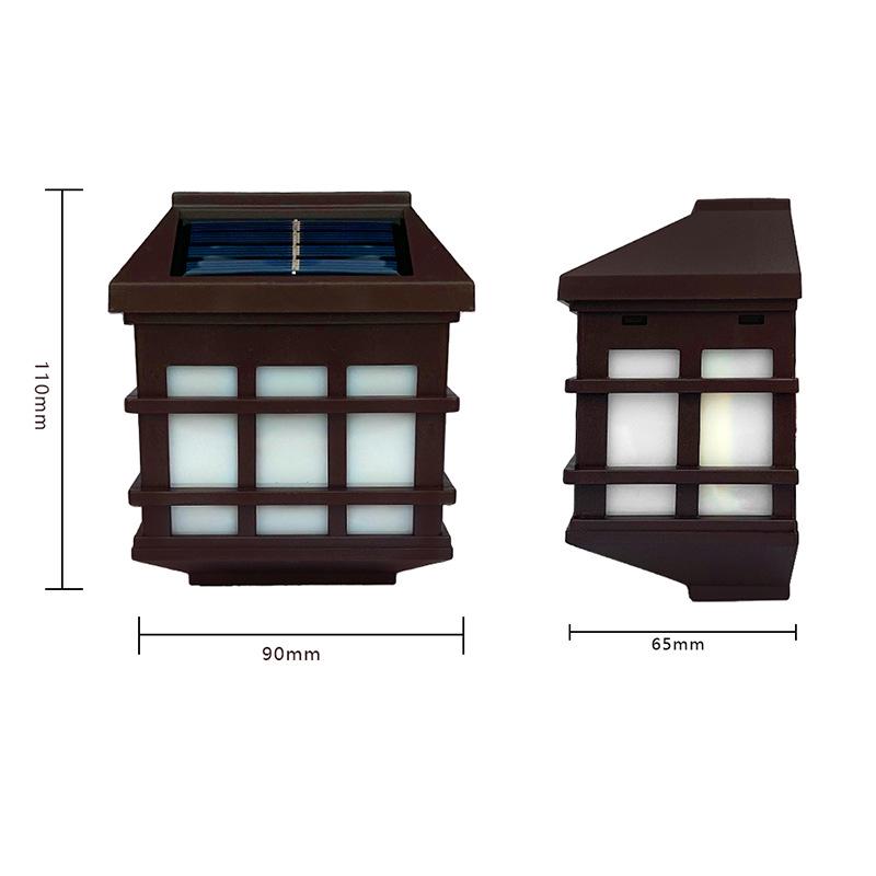 Solar Window Pane & Wall Lights - Waterproof Garden, Villa, Fence & Stair Lighting