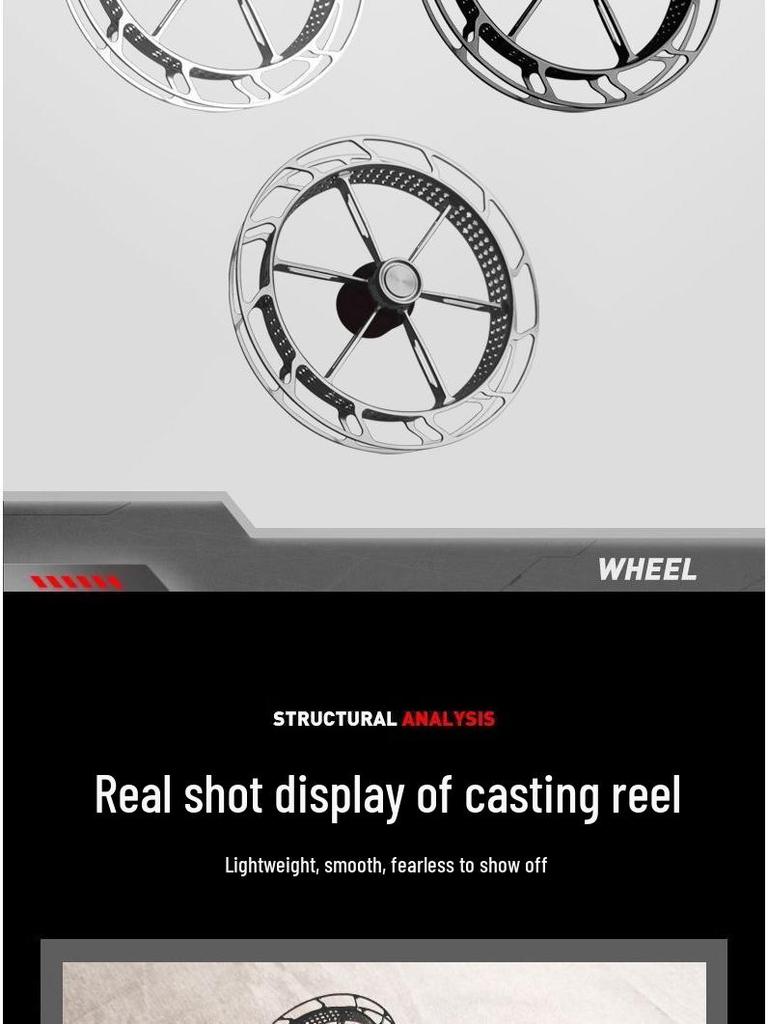 New Three-Hole Ultra-Light Alloy Reel: Freshwater Casting & Fast Eight-Trigram Hand-Operated Disc Wheel